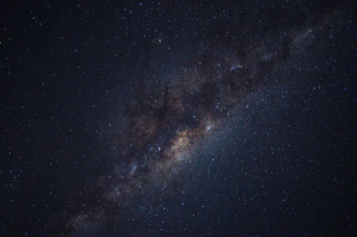 Fototapeta Niebo, galaktyka i czarny