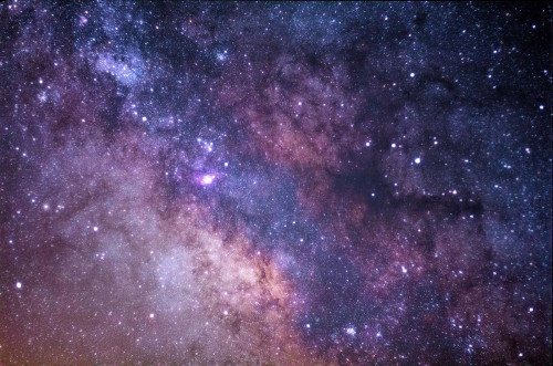 Fototapeta Galaktyka, przestrzeń kosmiczna i niebo