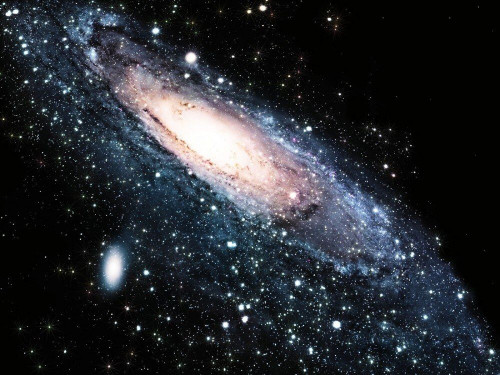Fototapeta Spiralna galaktyka we Wszechświecie 