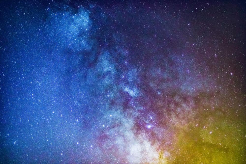 Fototapeta Niebo, galaktyka i atmosfera