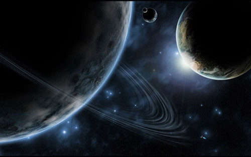 Fototapeta Kółka Saturna