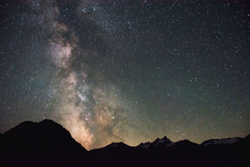 Fototapeta Niebo, galaktyka i zjawisko atmosferyczne