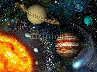 Fototapeta Jowisz i Saturn