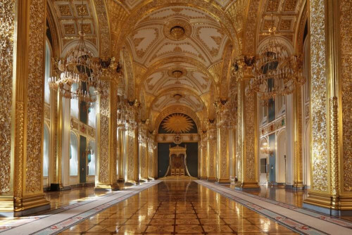 Fototapeta Wnętrze pałacu w słońcu