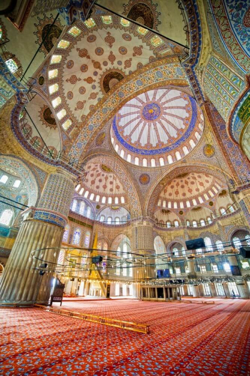 Fototapeta Błękitny meczet w Turcji