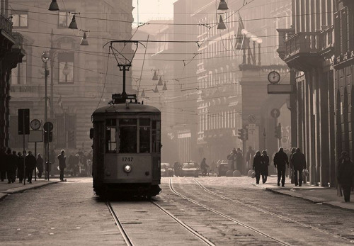 Fototapeta Miejski tramwaj