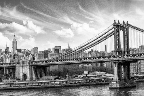 Fototapeta Most czarno-biały