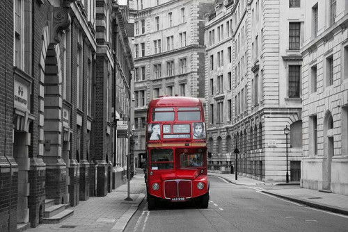 Fototapeta Londyński autobus