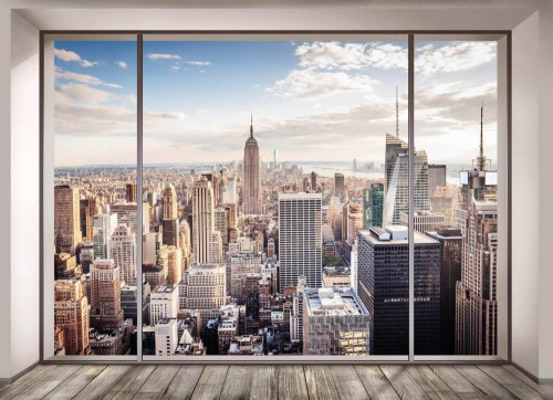 Fototapeta Nowy Jork w oknie