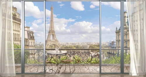 Fototapeta Paryskie mieskanie 
