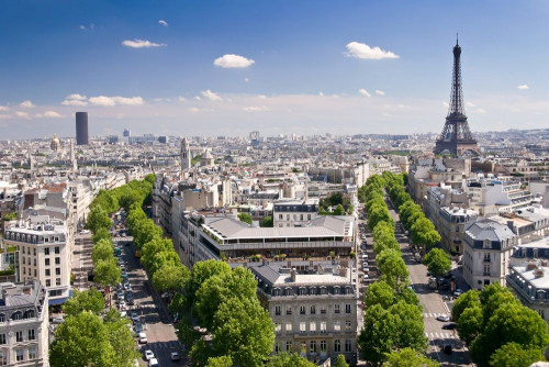 Fototapeta Dzienna panorama Paryża