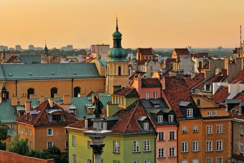 Fototapeta Warszawa Plac Staromiejski 