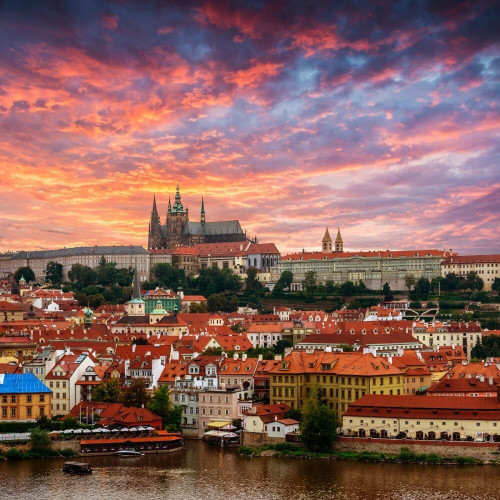 Fototapeta Panoramiczny widok na miasto