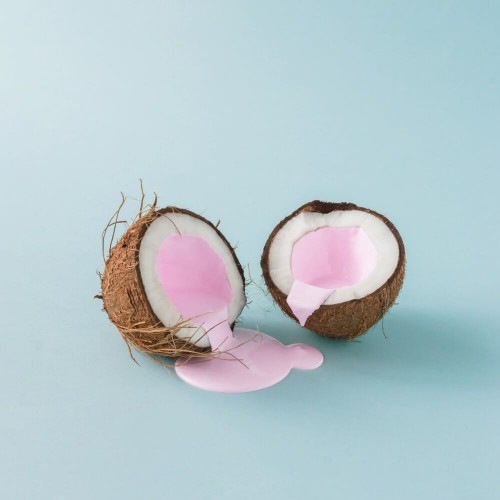 Fototapeta Dwie połówki kokosa 