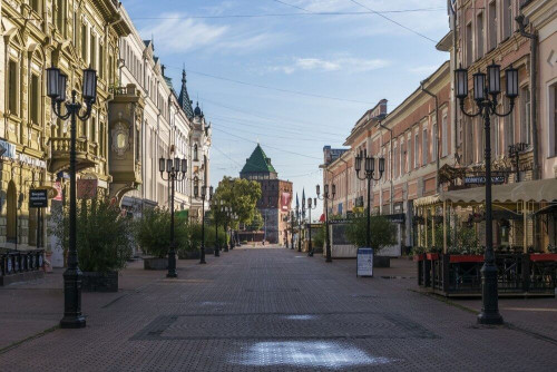 Fototapeta Główna ulica 