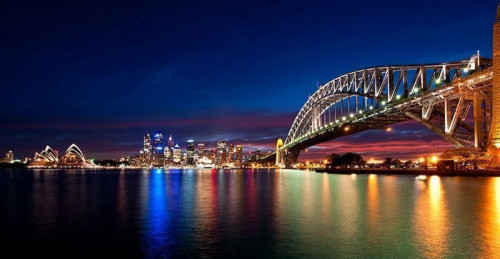 Fototapeta Nocny Sydney