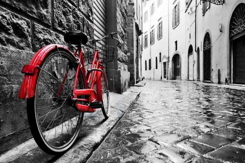 Fototapeta Czerwienny rower