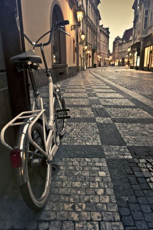 Fototapeta Rower na ulicy