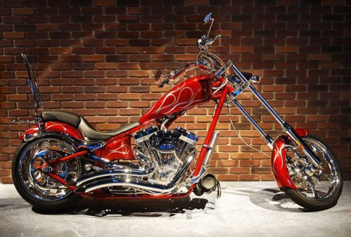 Fototapeta Wystawowy motocykl