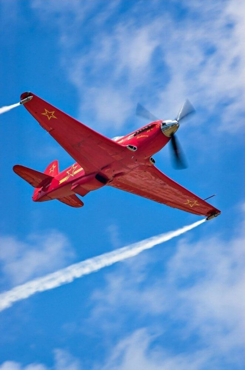 Fototapeta Czerwony samolot