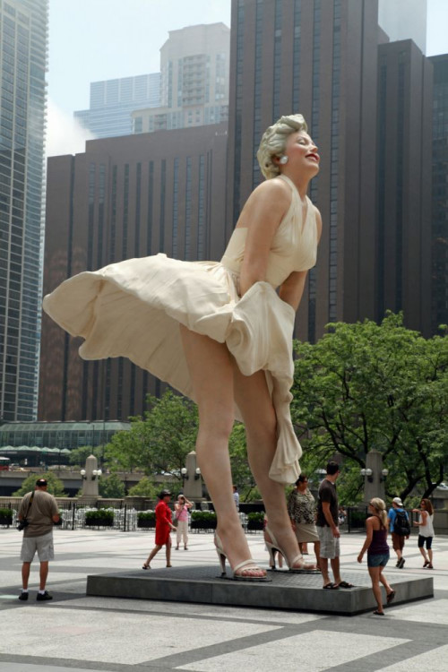 Fototapeta Pomnik Marilyn Monroe w Chicago