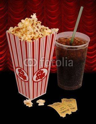 Fototapeta Popcorn i film