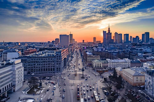 Fototapeta Centralna Warszawa