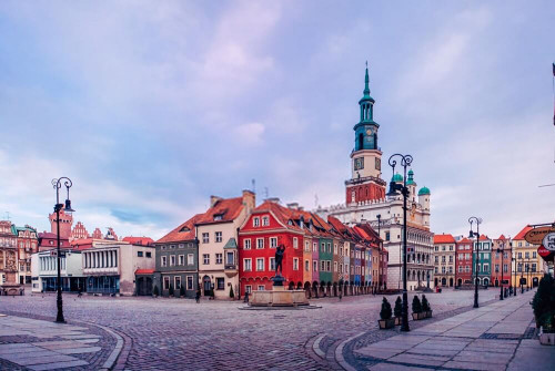 Fototapeta Skrzyżowanie trzech dróg