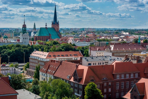 Fototapeta Domy w Szczecinie