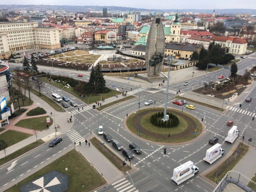 Fototapeta Skrzyżowanie, plac miejski i obszar miejski