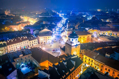 Fototapeta Zdjęcie lotnicze Lublin