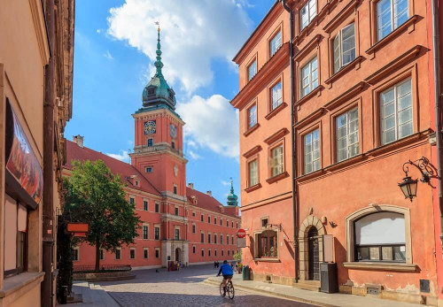 Fototapeta Warszawa, stare miasto