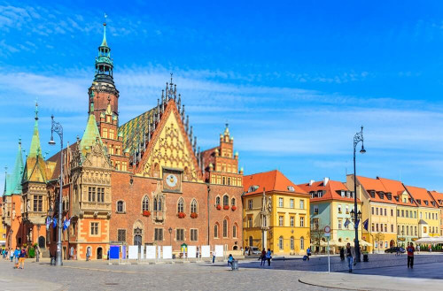 Fototapeta Rynek Starego miasta w Wrocławiu