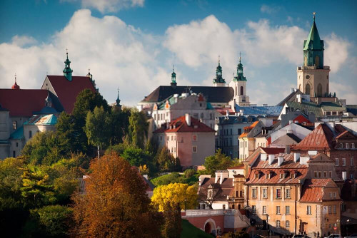 Fototapeta Jesienny Lublin