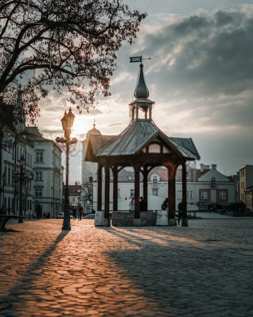 Fototapeta Niebo, miasto i punkt orientacyjny