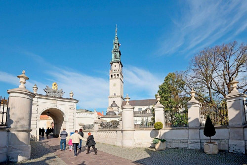 Fototapeta Białe kamienne bramy