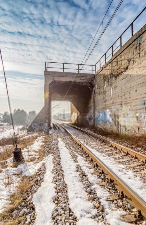 Fototapeta Tor, transport i przejście