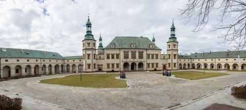 Fototapeta Budynek, punkt orientacyjny i zamek