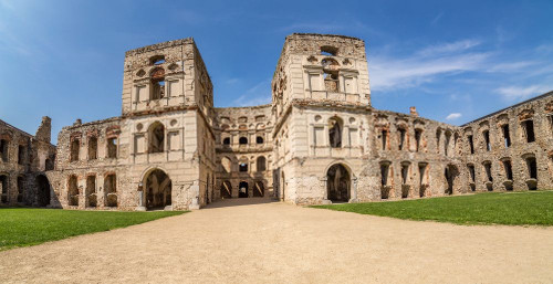 Fototapeta Punkt orientacyjny, historyczna Strona i średniowieczna architektura