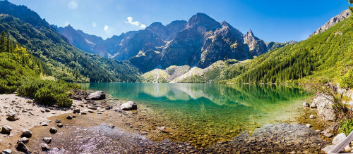 Fototapeta Góra, górzyste formy terenu i naturalny krajobraz