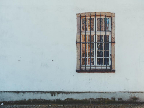 Fototapeta Ściana, okno i fasada