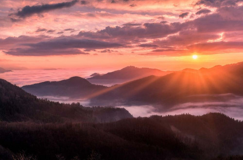 Fototapeta Niebo, Natura i średniogórze