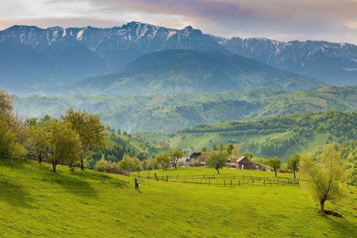 Fototapeta Górzyste formy terenu, naturalny krajobraz i Natura