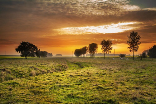 Fototapeta Niebo, naturalny krajobraz i Natura