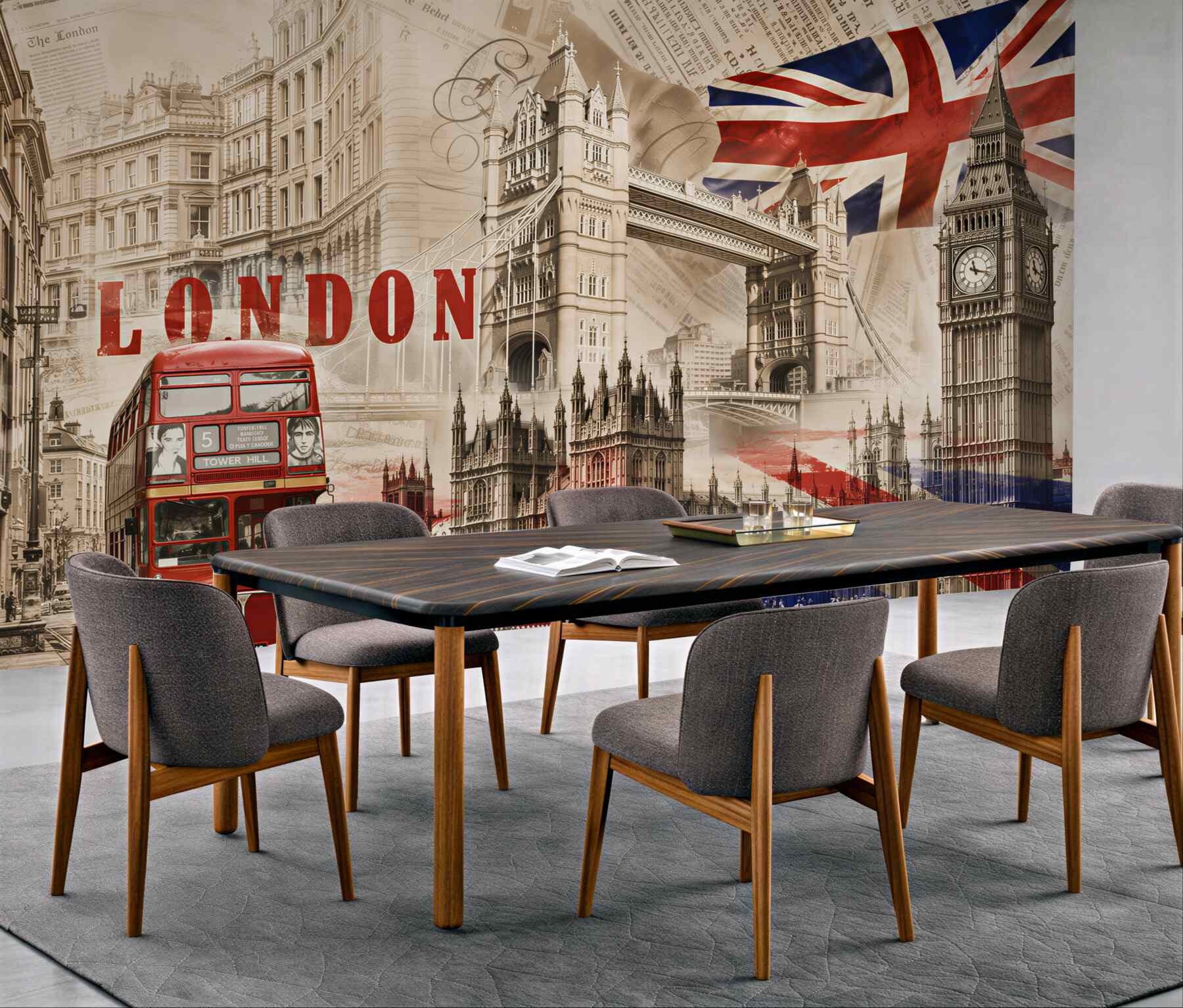 Fototapeta główne symbole Londynu?v23