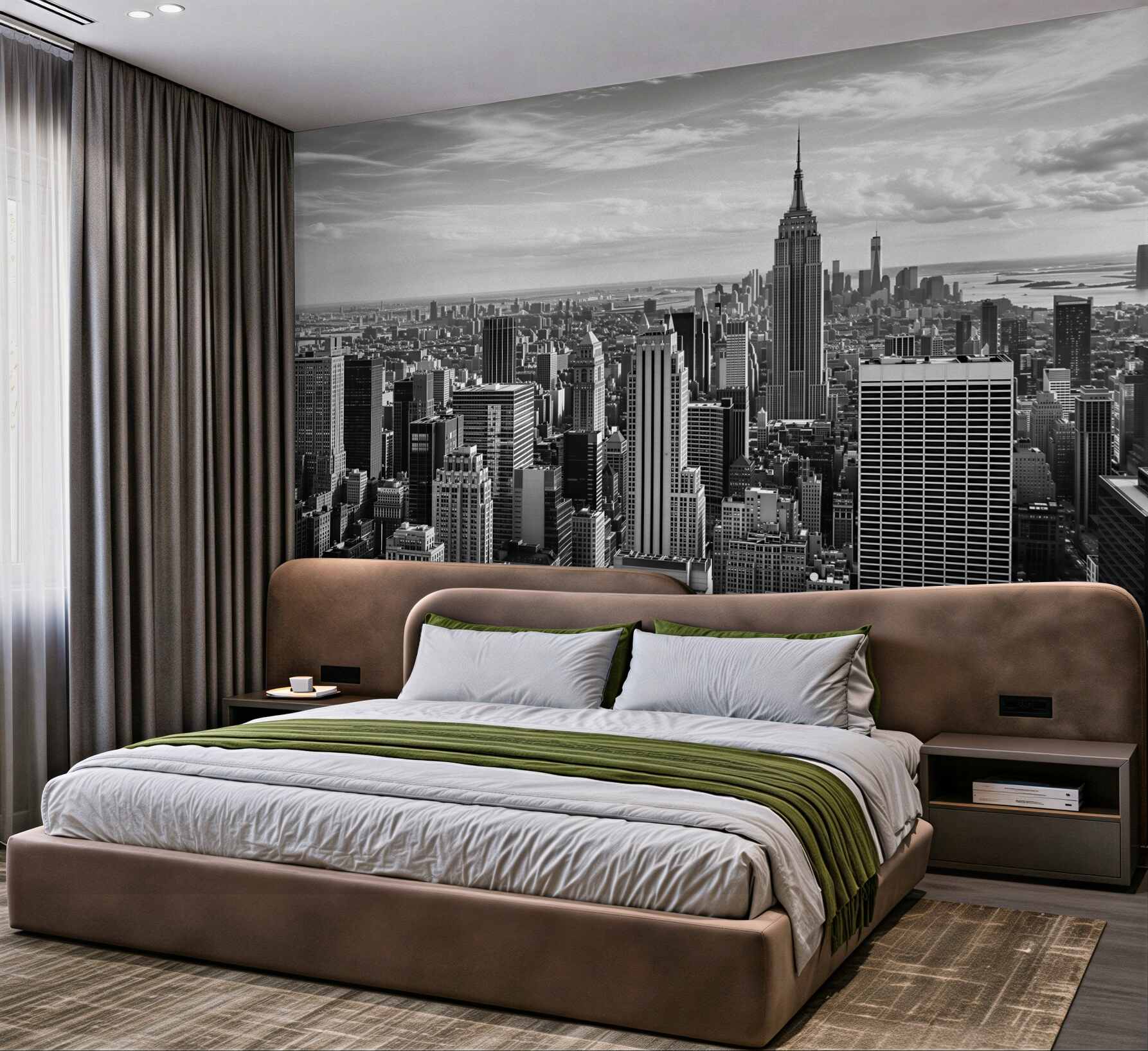 Fototapeta retro panorama Manhattanu?v23