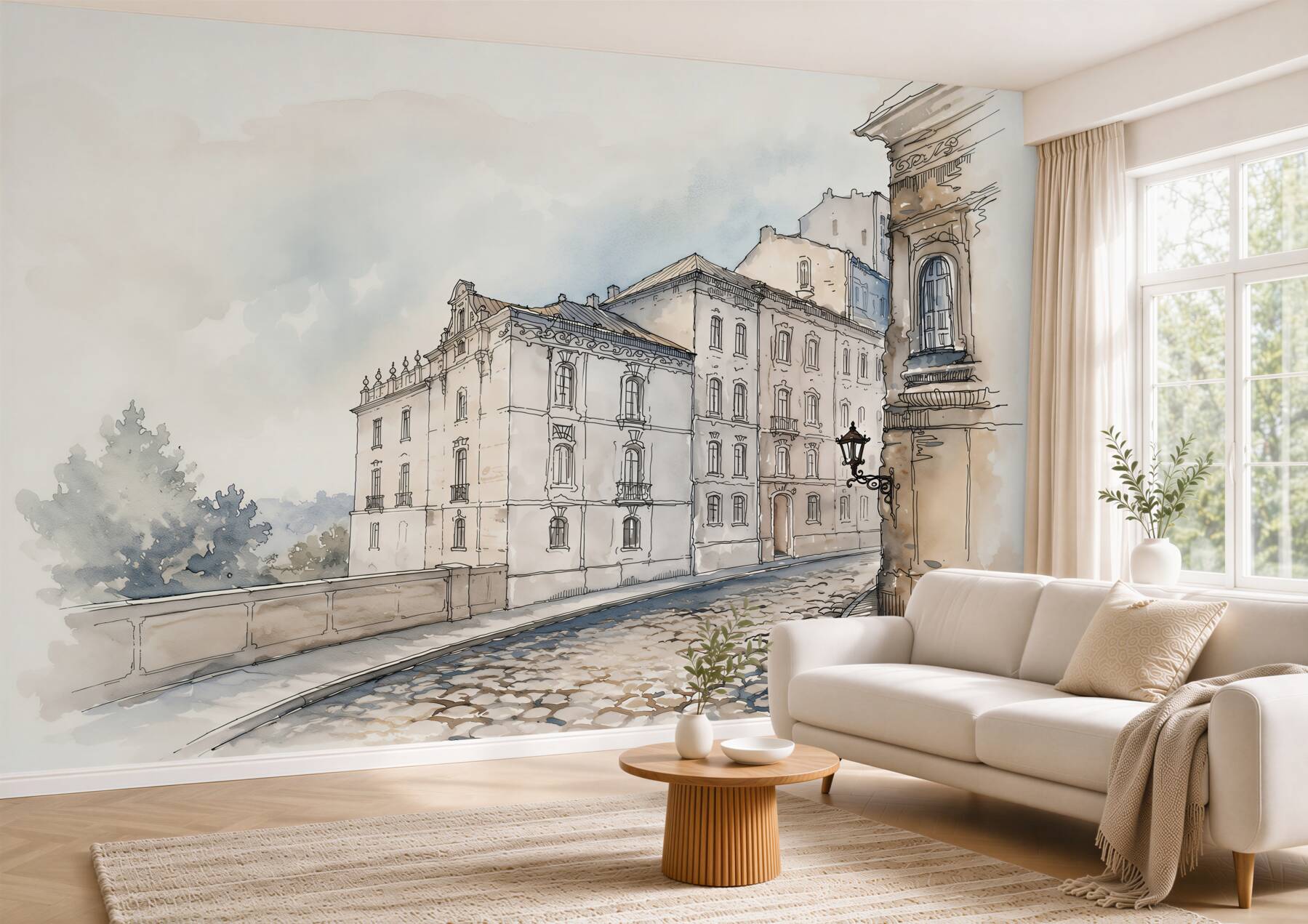 Fototapeta Cicha praca uliczna z ołówkiem?v23