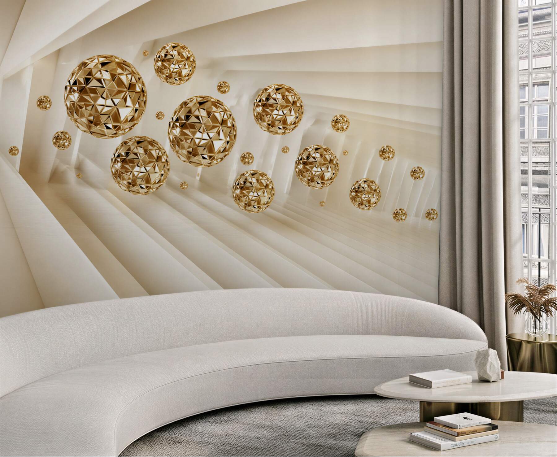 Fototapeta ZŁOTE KULE?v23