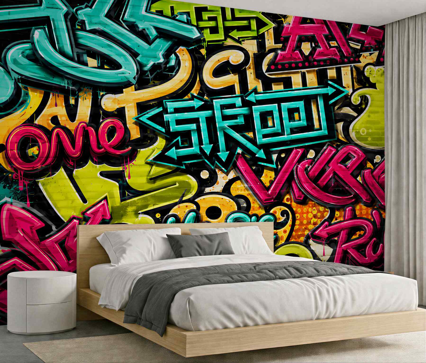 Fototapeta litery w stylu graffiti?v23