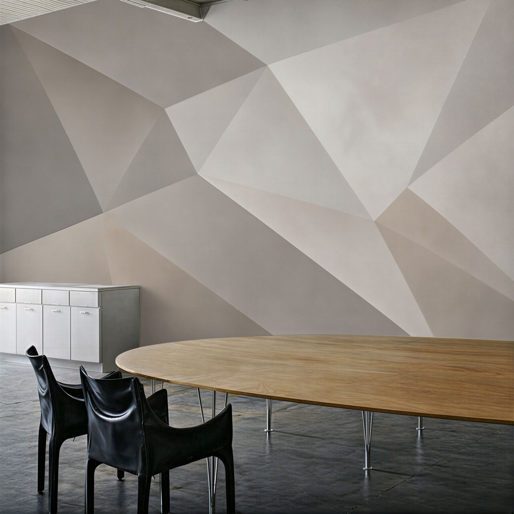 Fototapeta geometryczne trójkąty beżowo szare nowoczesne 3D?v23